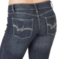 Wrangler Women's Premium Patch Mae Jean -Western Denim Gear Store 09MWZDO 3