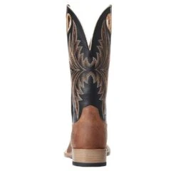 Ariat Men`s Ariat Granger Ultra Trail Tan 13` Sharp Black Top Square Toe Boot -Western Denim Gear Store 10034077 2