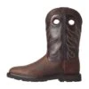 Ariat Men's Ariat Groundwork Bitter Brown 11in. Brown Top Steel Wide Square Toe -Western Denim Gear Store 10034717 1