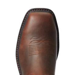 Ariat Men's Ariat Groundwork Bitter Brown 11in. Brown Top Steel Wide Square Toe -Western Denim Gear Store 10034717 3