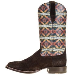 Ariat Men's Ariat Pendleton Dark Coffee 13in. Night Dance Top Square Toe Boot 9 Ariat Men's Ariat Pendleton Dark Coffee 13in. Night Dance Top Square Toe Boot -Western Denim Gear Store 10038228 2