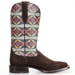 Ariat Men's Ariat Pendleton Dark Coffee 13in. Night Dance Top Square Toe Boot 11 Ariat Men's Ariat Pendleton Dark Coffee 13in. Night Dance Top Square Toe Boot -Western Denim Gear Store 10038228 4