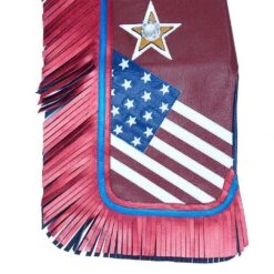 Jerry Beagley Braiding Co. Child/Peewee Chaps W/Flag -Western Denim Gear Store 1003F 4