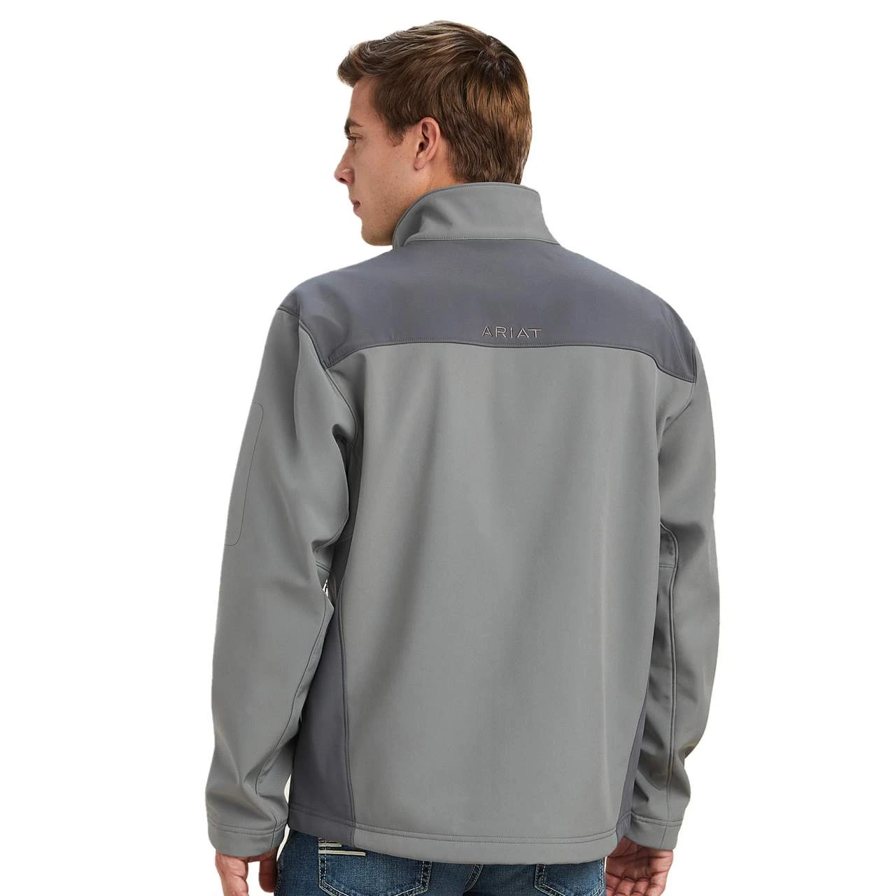 Ariat Men's Vernon 2.0 Jetty Gray Softshell Jacket 4 Ariat Men's Vernon 2.0 Jetty Gray Softshell Jacket - Image 2