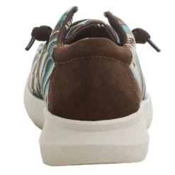 Ariat Men's Hilo Stretch Lace Blue Southwest Print Dark Denim Casual Shoe -Western Denim Gear Store 10046903 04