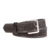 Texas Saddlery Black Waffle Pattern Belt -Western Denim Gear Store 114873 default l