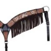 Rafter T Ranch Company Painted Daisy Breast Collar With Fringe -Western Denim Gear Store 119945 default l