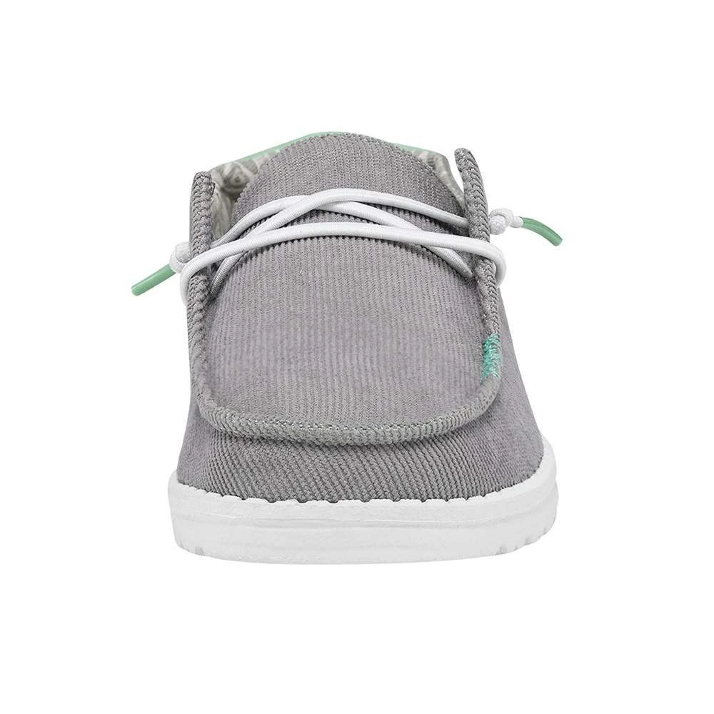 Heydude Women's Hey Dude Wendy Glacier Grey Corduroy Casual 4 Heydude Women's Hey Dude Wendy Glacier Grey Corduroy Casual - Image 2