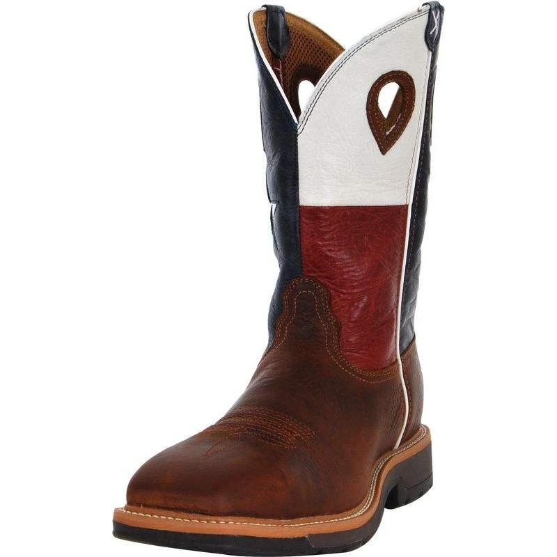 Twisted X Men's Twisted X Texas Flag Lite Weight Cowboy Work Boots 3 Twisted X Men's Twisted X Texas Flag Lite Weight Cowboy Work Boots