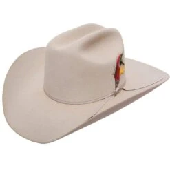Stetson Hats 6X Silverbelly Roper 4in. Brim 2 Cord Silverbelly Band Felt Cowboy Hat