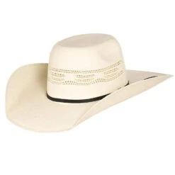 Youth Twister Bangora Natural Cool Hand Luke Precreased Straw Hat