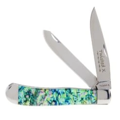 Western Fashion Twisted X Turquoise Burst Trapper