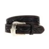 Western Fashion Men's Tooled Black Belt With Red Stitch -Western Denim Gear Store 130905 default l