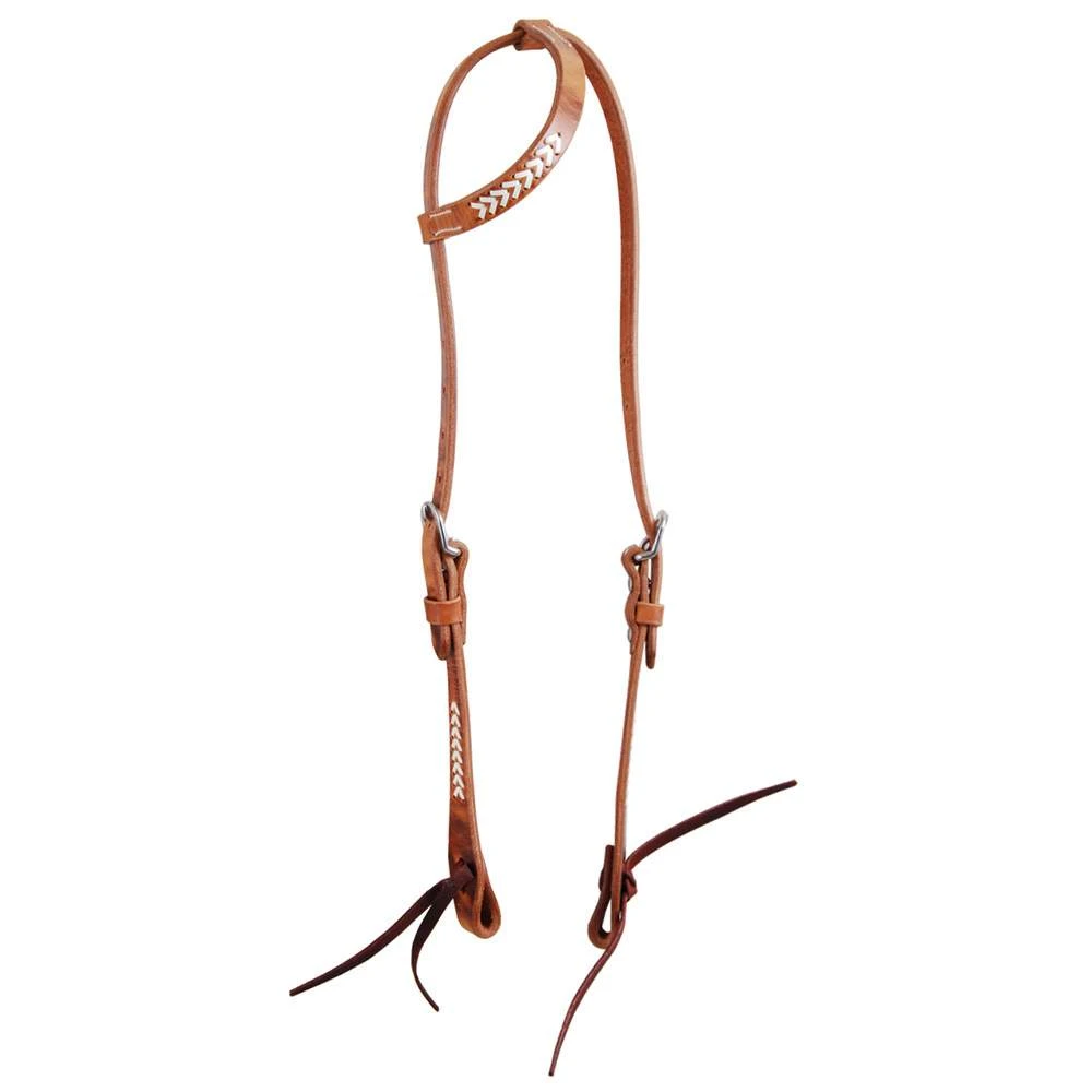 Oxbow Tack Nevada Woven Rawhide Single Ear Headstall 3 Oxbow Tack Nevada Woven Rawhide Single Ear Headstall