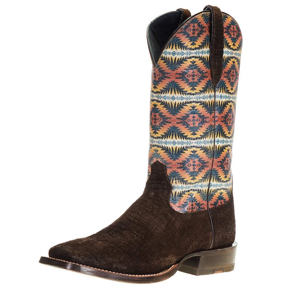 Ariat Men's Ariat Pendleton Dark Coffee 13in. Night Dance Top Square Toe Boot 3 Ariat Men's Ariat Pendleton Dark Coffee 13in. Night Dance Top Square Toe Boot