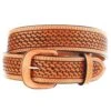 Vogt Silversmiths Men's Russet Basket Belt -Western Denim Gear Store 143248 default l