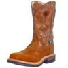 Men`s Twisted X Dark Brown 12in. Tan Square Soft Toe Work Boot -Western Denim Gear Store 148363 default l