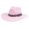 M&F Girls Pinch Front Pink Fashion Hat 3 1/2` Brim -Western Denim Gear Store 148588 default l