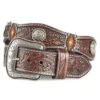 Gem Dandy Accessories Men's 1 1/2in. Scalloped Floral Tooled Belt 2 Gem Dandy Accessories Men's 1 1/2in. Scalloped Floral Tooled Belt -Western Denim Gear Store 149550 default l