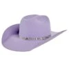 Rodeo King 7X Lilac Grey Ribbon Band 4in. Brim Felt Cowboy Hat -Western Denim Gear Store 149616 default l