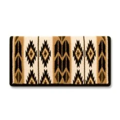 Mayatex Flying Eagle Chocolate Wool Saddle Blanket