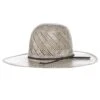 American Hats AHC 5100 Fancy Vent Two Tone Grey/Ivory 4 1/4in. Brim Round Oval Open Crown Cowboy Hat 2 American Hats AHC 5100 Fancy Vent Two Tone Grey/Ivory 4 1/4in. Brim Round Oval Open Crown Cowboy Hat -Western Denim Gear Store 156304 default l