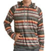 Rock N Roll Cowboy Brown Lightweight Serape Hoodie -Western Denim Gear Store 157752 default l
