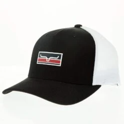 Kimes Ranch Broken Stripe Black Cap