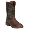 Justin Boots Men's Brown Rendon Stampede Western Round Toe Boot