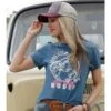 Cruel Girl Women's Rodeo Graphic Tee -Western Denim Gear Store 161432 default l