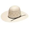 NRS 20X Ivory Double Row Fancy Vent 4 1/4 Inch Brim Open Crown Straw Cowboy Hat -Western Denim Gear Store 161804 default l