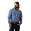 Ariat Men's Pro Series Lonnie Fitted Shirt -Western Denim Gear Store 163539 default l
