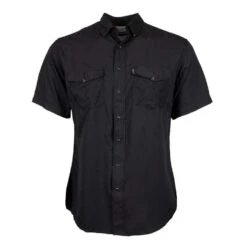 Hooey Men's Black Sol Short Sleeve Shirt