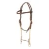 Classic Chocolate Roughout Browband Loomis Twisted Wire Draw Gag Bit Headstall -Western Denim Gear Store 165174 default l
