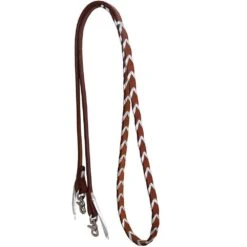 Rafter T Ranch Company Leather Laced Barrel Reins -Western Denim Gear Store 173756 471103