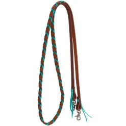 Rafter T Ranch Company Leather Laced Barrel Reins -Western Denim Gear Store 173756 471104