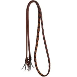 Rafter T Ranch Company Leather Laced Barrel Reins -Western Denim Gear Store 173756 471105