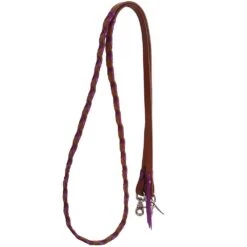 Rafter T Ranch Company Leather Laced Barrel Reins -Western Denim Gear Store 173756 471106