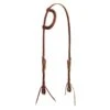 Weaver Leather 5/8in Single Ear Brown Latigo Leather Headstall