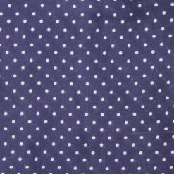 Wyoming Traders Polka Dot Silk Wild Rag Scarf - Navy