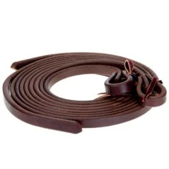 NRS 5/8in Oiled Harness Leather Split Reins