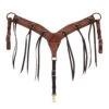 NRS Tack Roughout Rawhide Laced Tassel Breast Collar -Western Denim Gear Store 232235 747756
