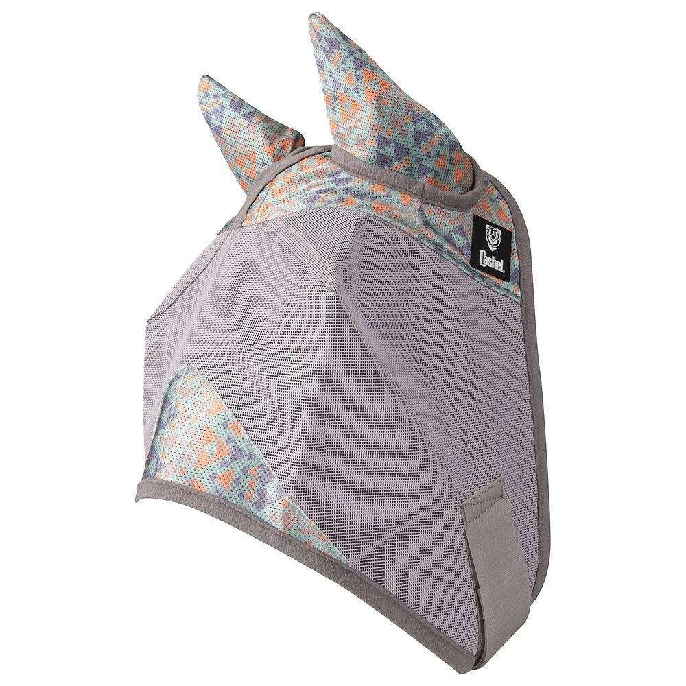 Cashel Company Crusader Patterned Horse Fly Mask With Ears 3 Cashel Company Crusader Patterned Horse Fly Mask With Ears