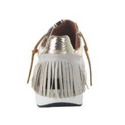 Shu Shop Ladies Bone Pepa Fringe Tennis Shoe -Western Denim Gear Store 313 112 4