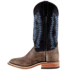 Anderson Bean Men's Ride Ready Natural Boar 13in. Black Mad Dog Goat Top Boot -Western Denim Gear Store 330765 3