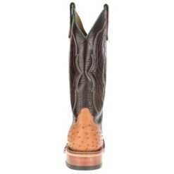 Anderson Bean NRS Ride Ready Women's Cognac Mad Dog Full Quill Ostrich Boots -Western Denim Gear Store 4076M 3
