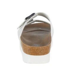 Corkys Footwear Womens Tabloid White Metallic Slide 10 Corkys Footwear Womens Tabloid White Metallic Slide -Western Denim Gear Store 41 5518 WHME Q 4