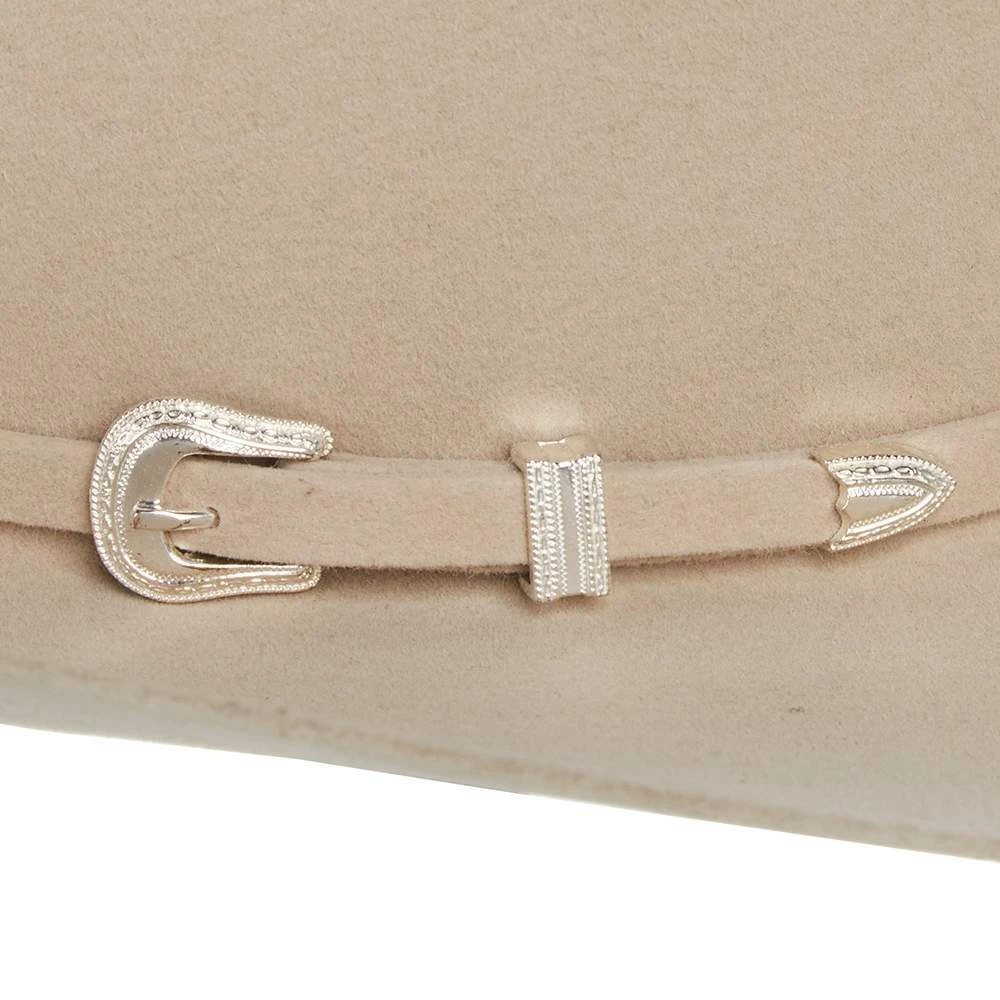 American Hats AHC 7X Silverbelly Self Band 4 1/4in. Brim Round Oval Open Crown Cowboy Hat 4 American Hats AHC 7X Silverbelly Self Band 4 1/4in. Brim Round Oval Open Crown Cowboy Hat - Image 2