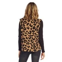 Mud Pie Women's Pruitt Sherpa Vest -Western Denim Gear Store 80150023TN L 3