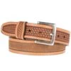 Mens Distressed Medium Brown Croc Belt -Western Denim Gear Store 92253 default l